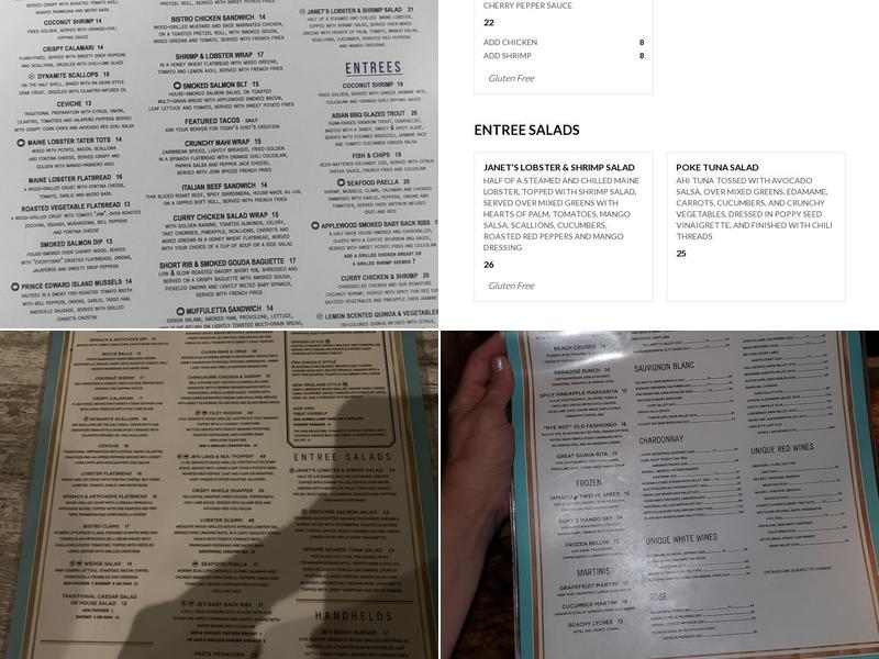 JB's on the Beach Menu