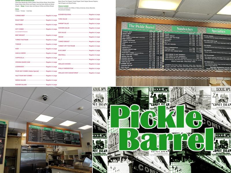 Pickle Barrel Menu