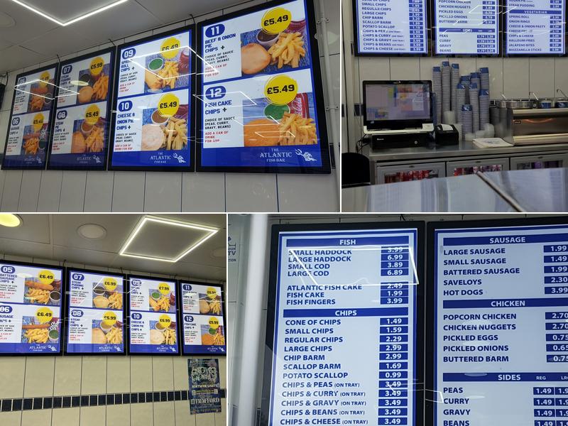 Atlantic Fish Bar Menu