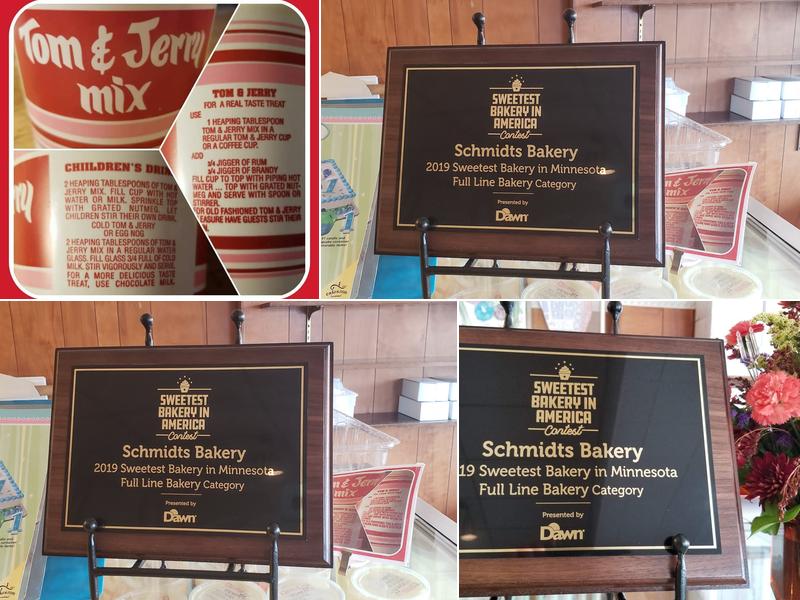 Schmidt's Bakery Menu