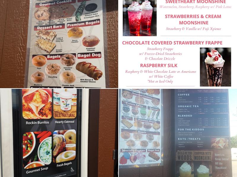 Copper Mountain Coffee Menu