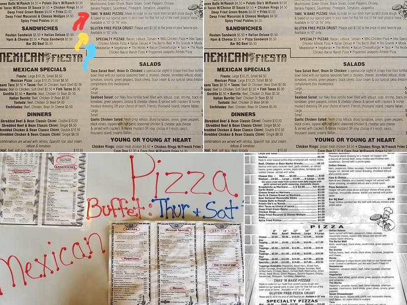 Premier Pizza Menu