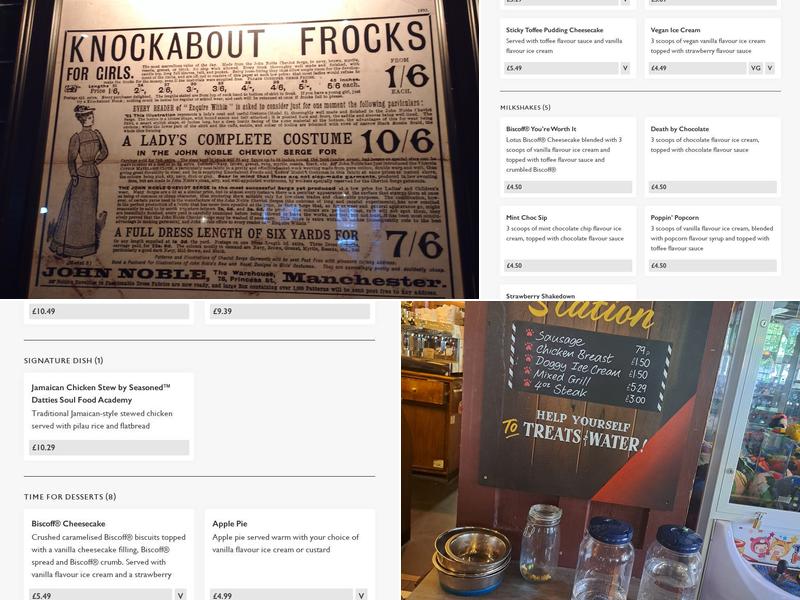 The Bridgewater Menu