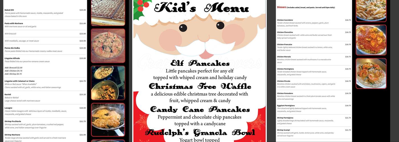 Carmine's Pizza & Italian Take Out Menu