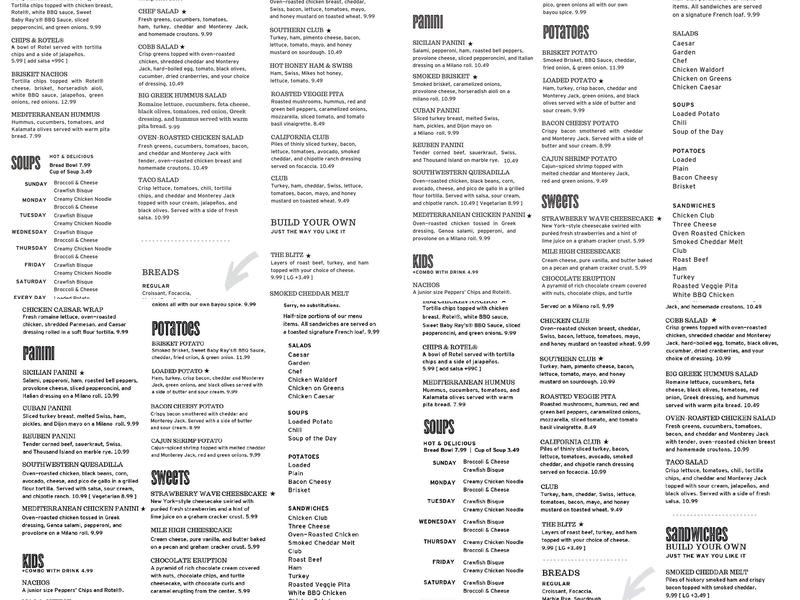 Sweet Peppers Deli Menu