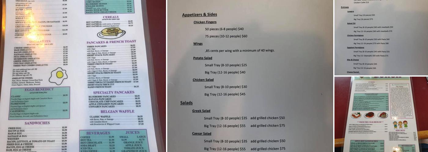 Copper Skillet Restaurant Menu