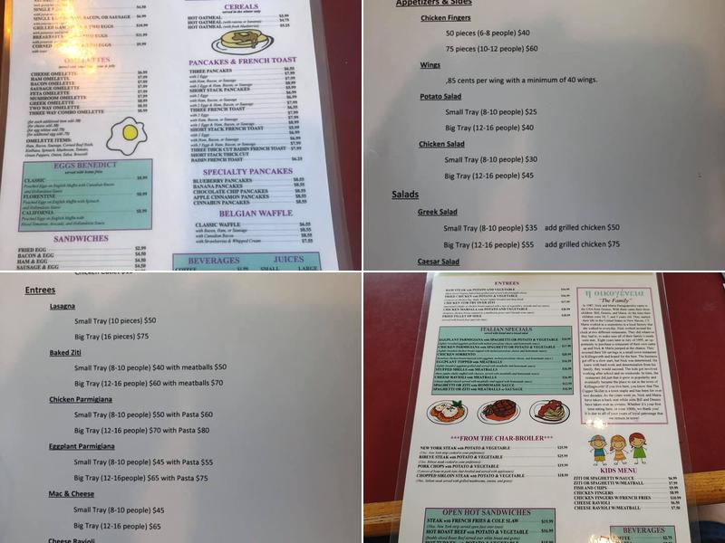 Copper Skillet Restaurant Menu