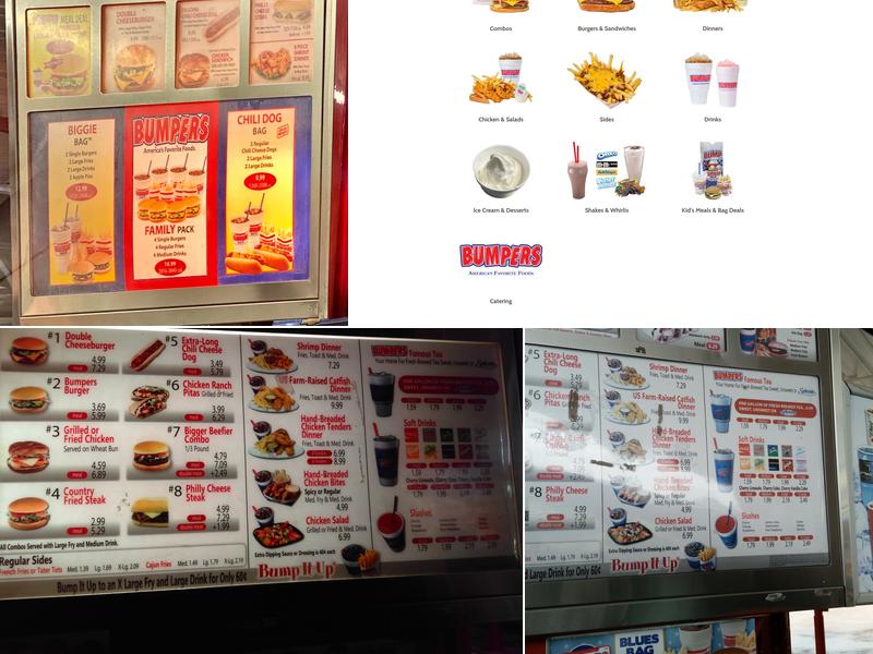 Bumpers Drive-In of America Menu