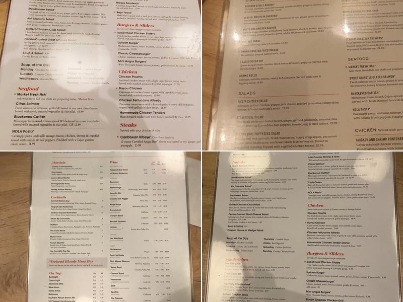 Central Station Grill Menu
