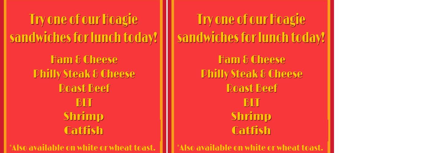 Ward's Restaurant Menu