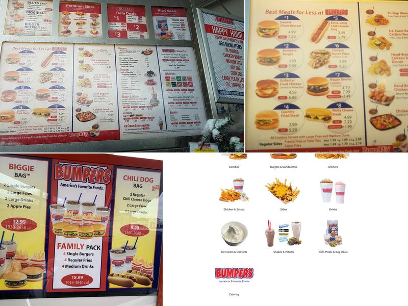 Bumper's Drive-in Menu