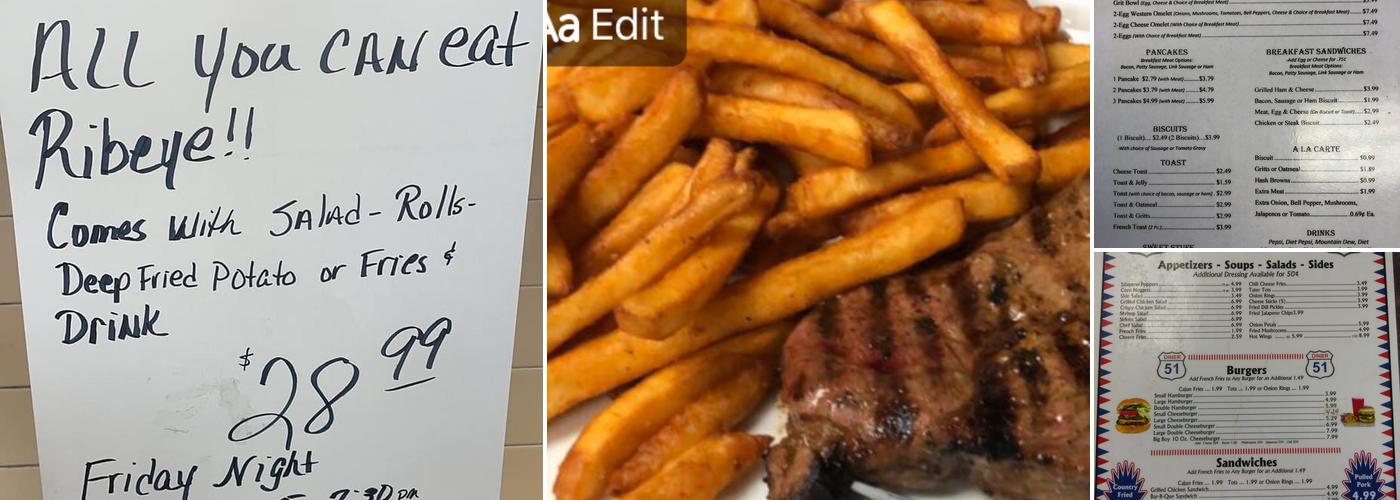 Fifty One Diner Menu