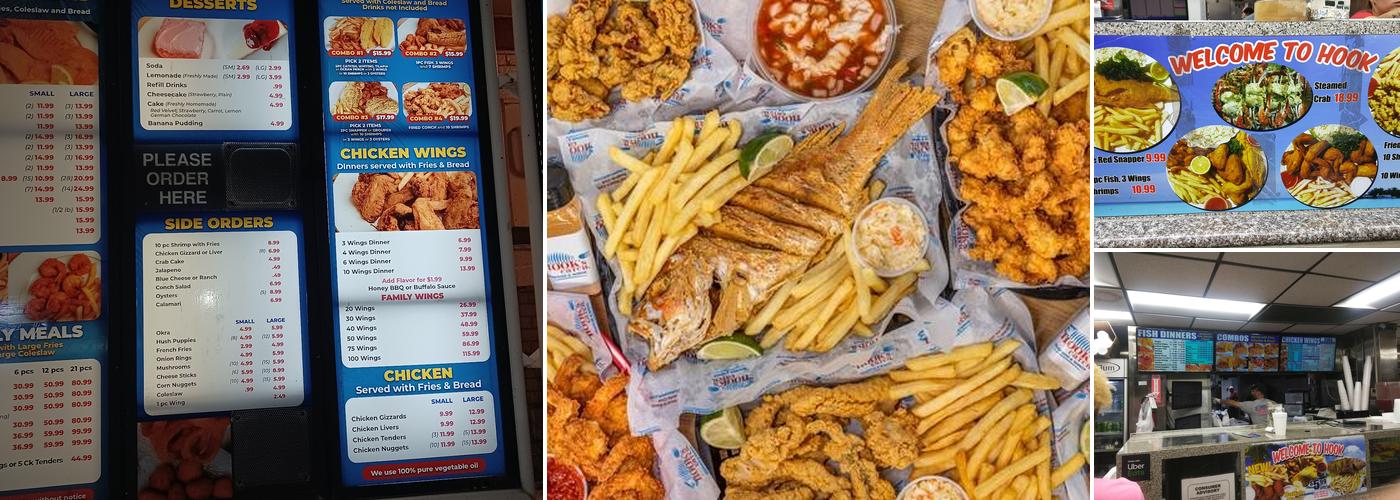 Hook Fish and Chicken Menu