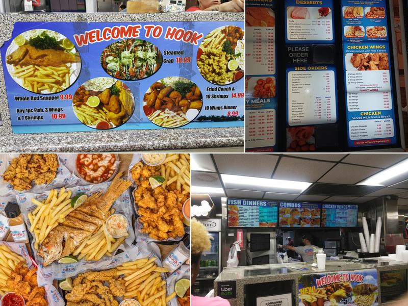 Hook Fish and Chicken Menu
