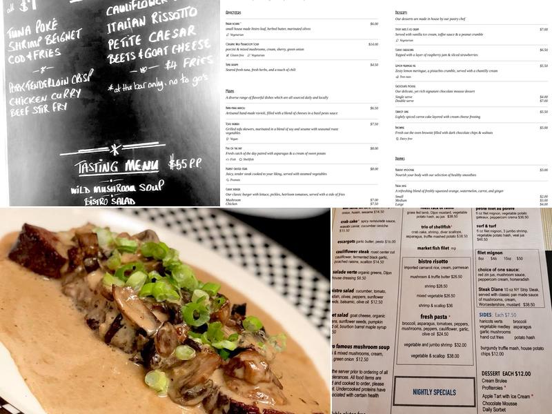 Le Bistro Menu