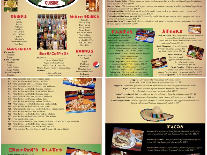 Los Hermanos Menu