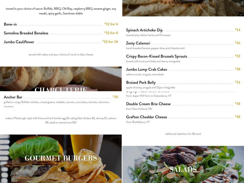 The Galley Menu