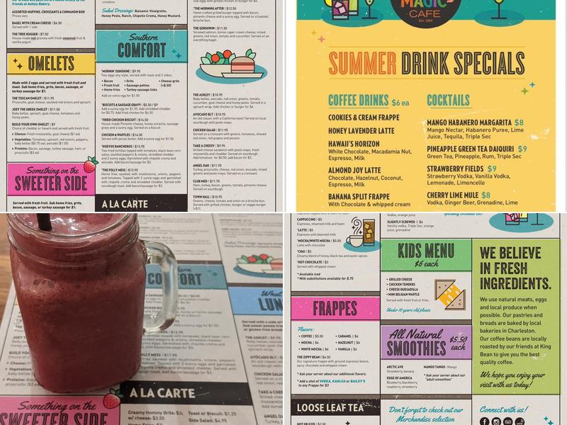 Black Magic Cafe Menu