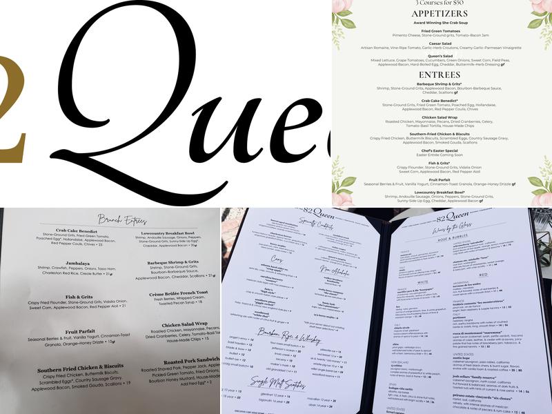 82 Queen Menu