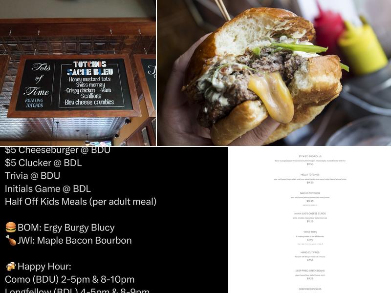 Blue Door Pub Longfellow Menu