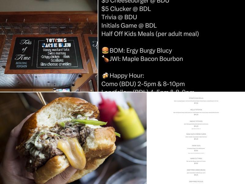 Blue Door Pub Longfellow Menu