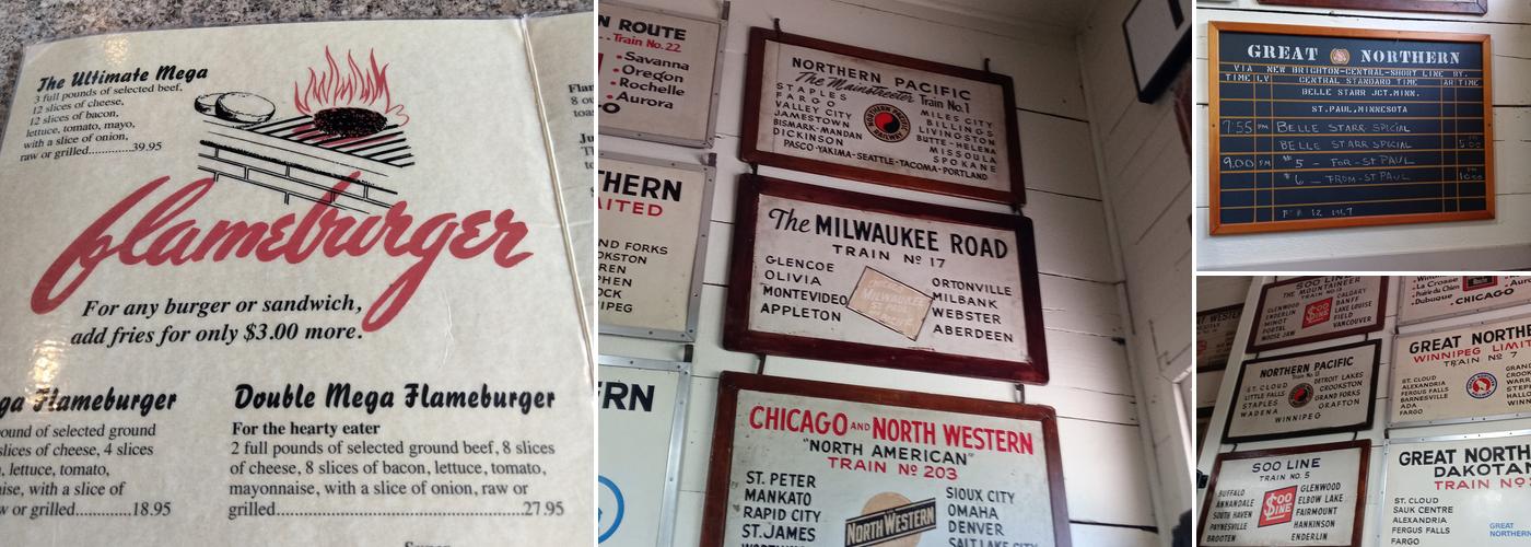Flameburger Menu