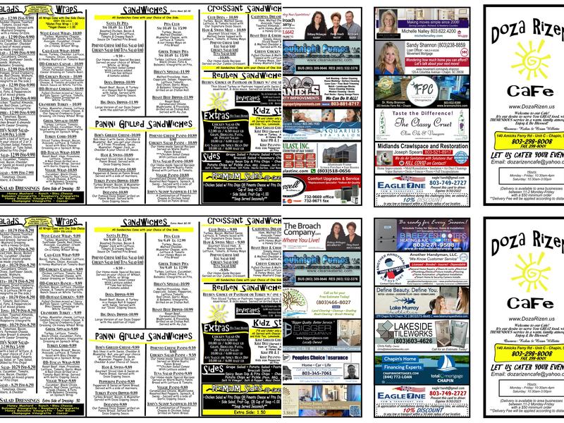 Doza Rizen Cafe Menu