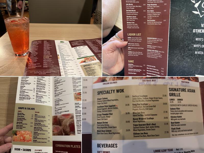 Miyo's Menu