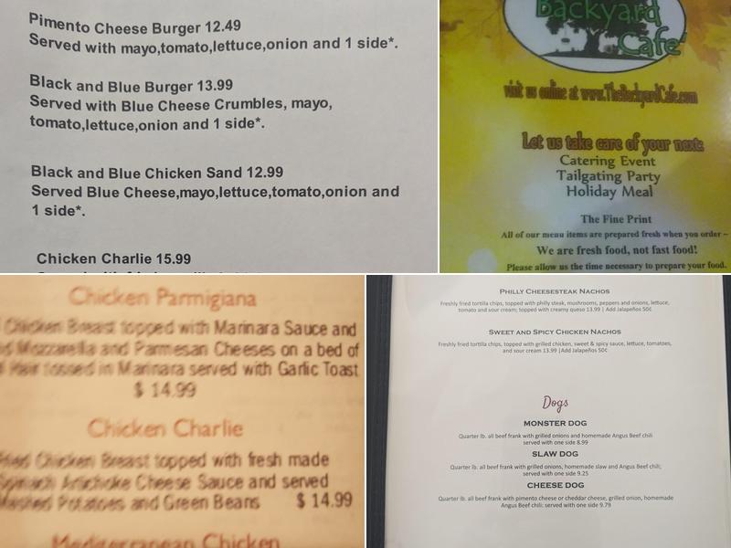 Mama Henry’s Menu