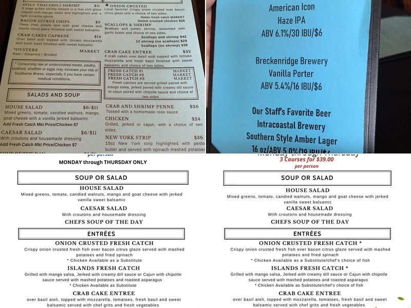 Islands Fish Grill Menu