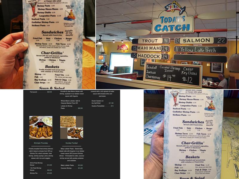 Shells of Melbourne Menu