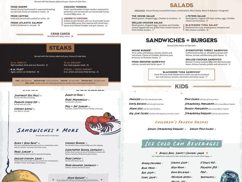 Catfish Johnny's - Lake Murray Menu