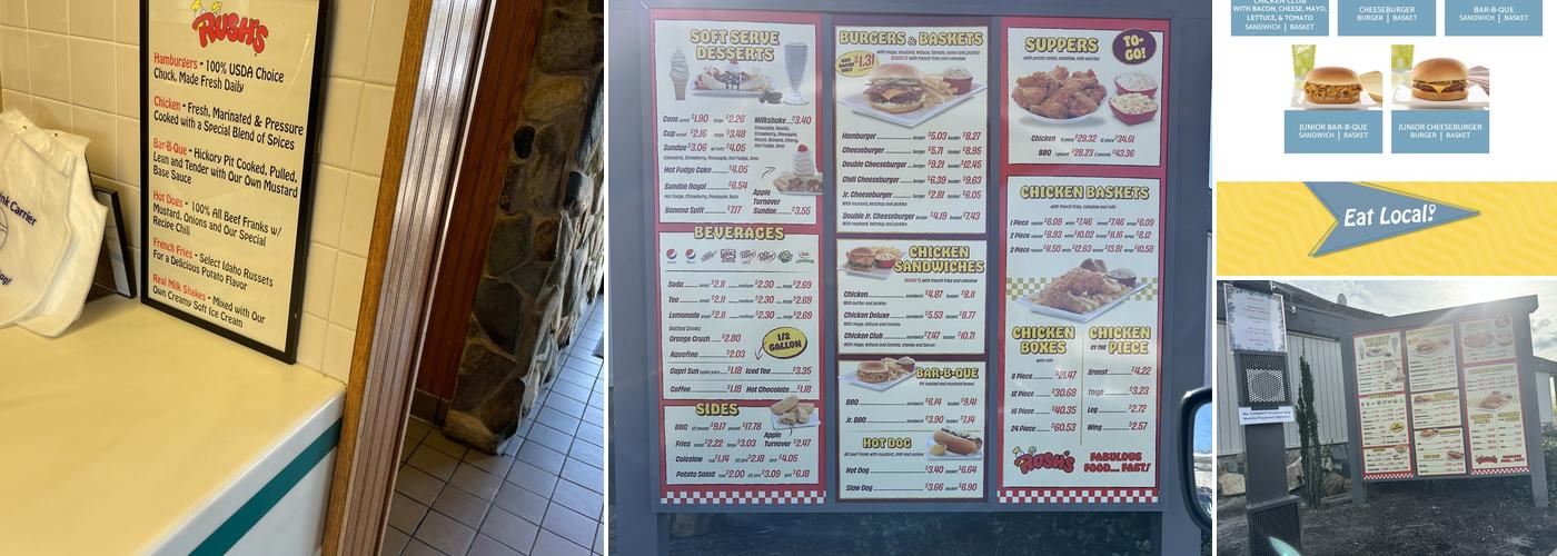 Rush's Menu