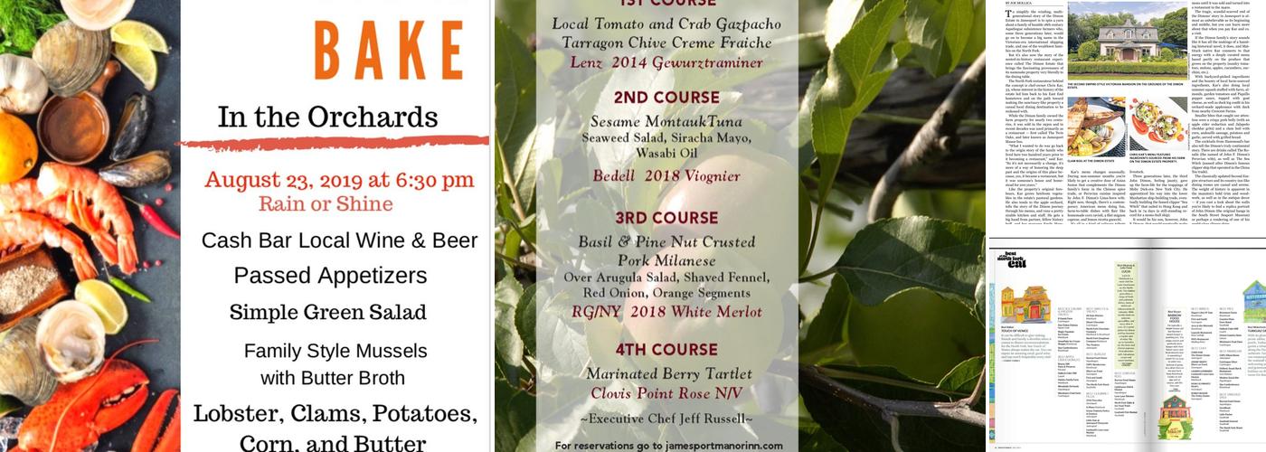 The Dimon Estate Menu