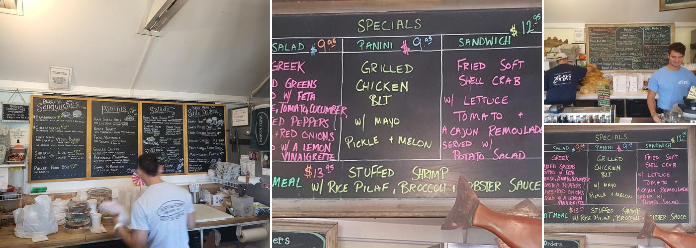 Erik's Breakfast & Lunch Menu