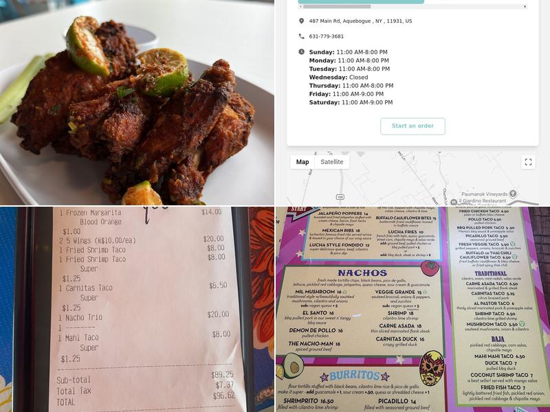 Lucharitos Menu