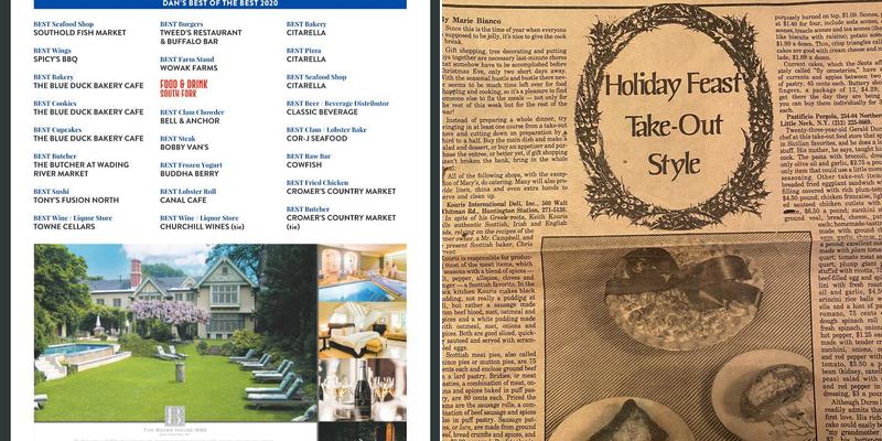 The Blue Duck Bakery Cafe Menu