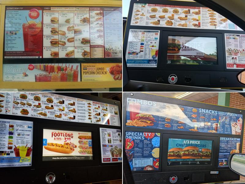 Sonic Drive-In Menu