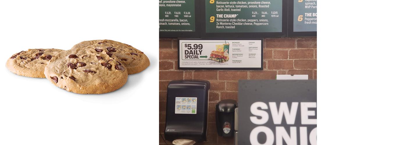 Subway Menu