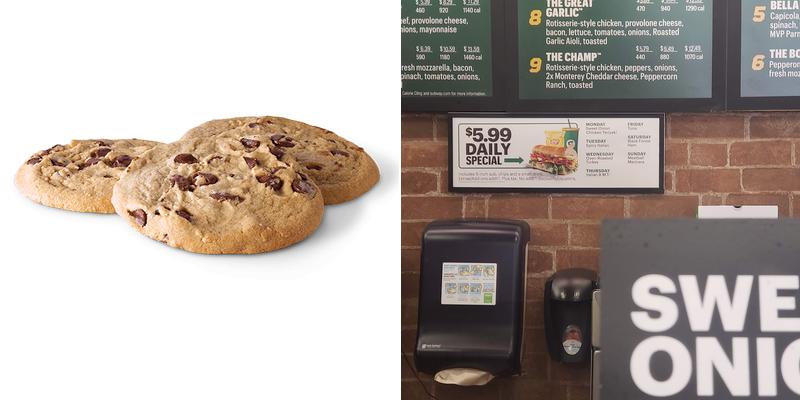 Subway Menu