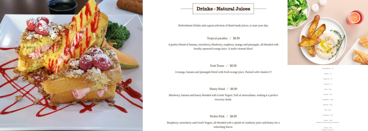 Eggs–Cetera Café Menu