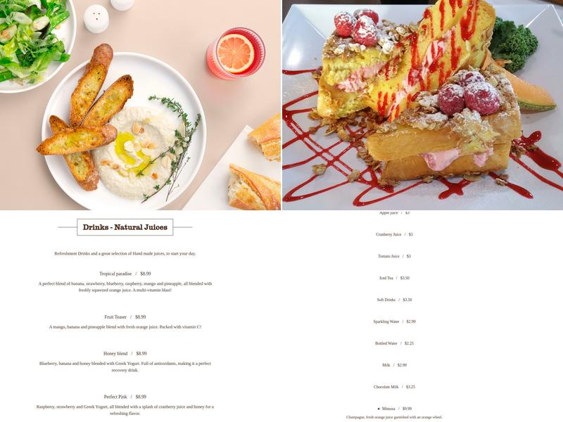 Eggs–Cetera Café Menu
