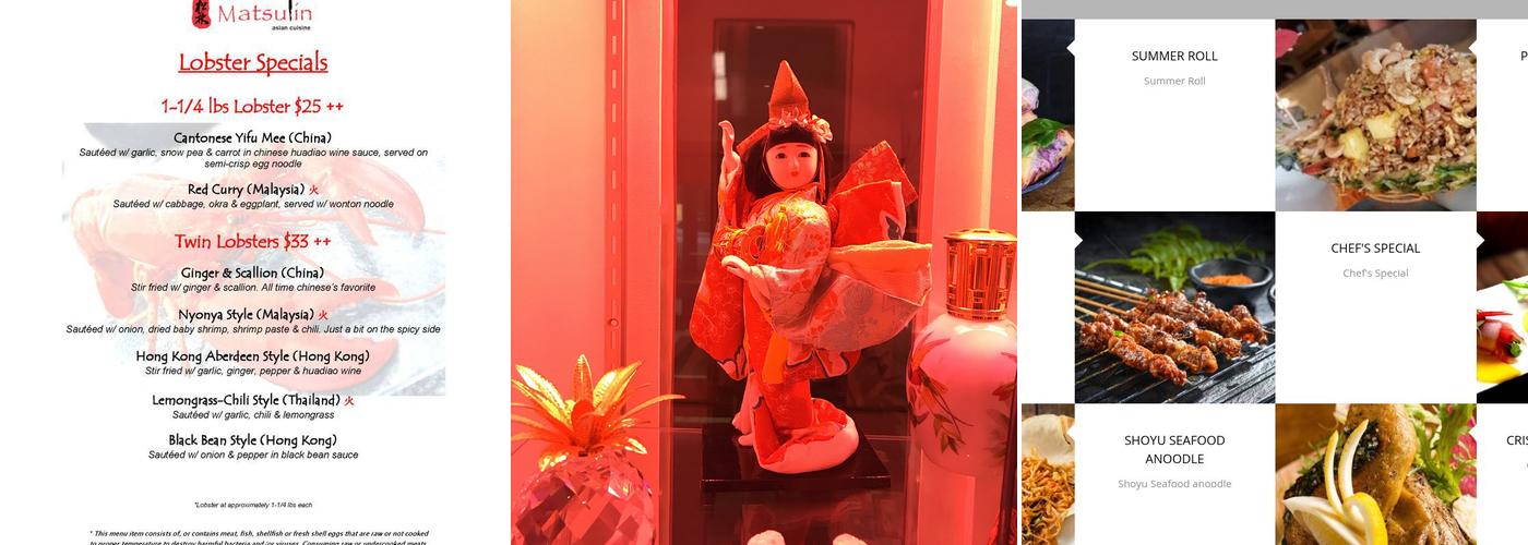 Matsulin Menu