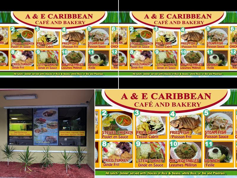 A&E Caribbean Cafe Menu