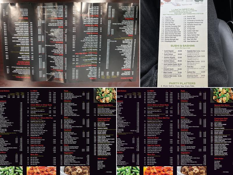 Fusion Express Menu