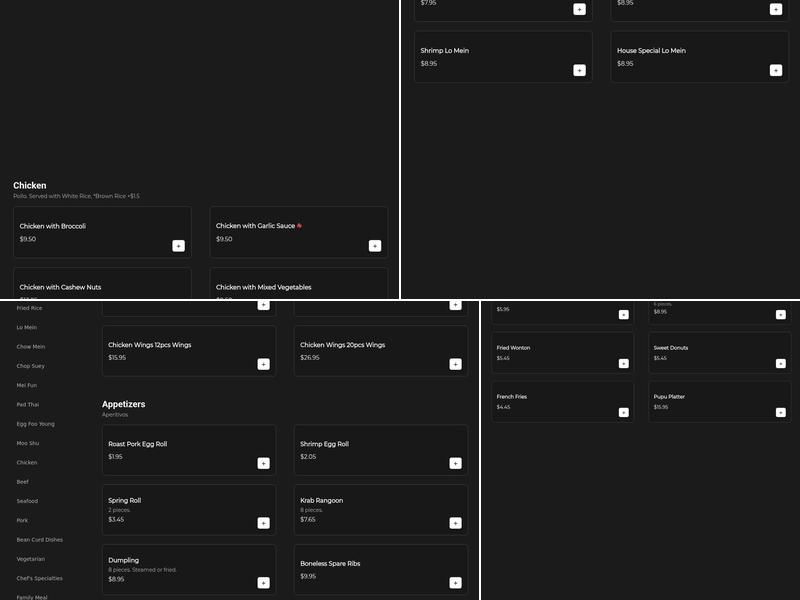 Wing Wah Express Menu