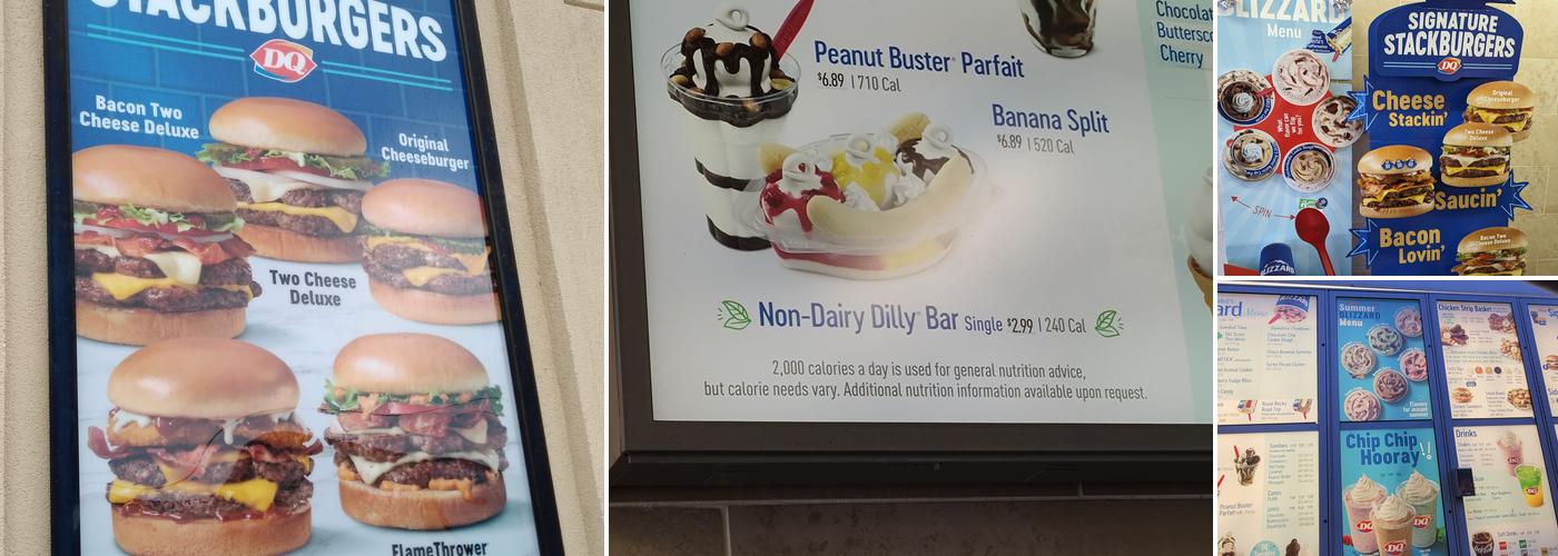Dairy Queen Grill & Chill Menu