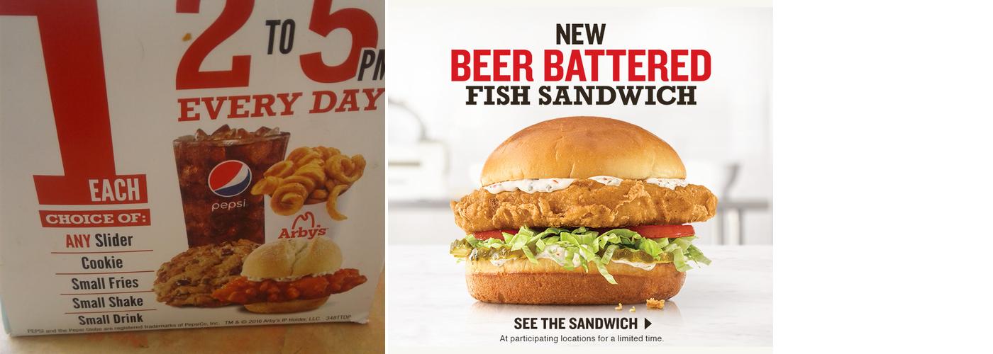 Arby's Menu