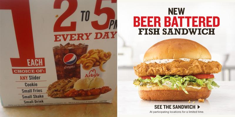 Arby's Menu