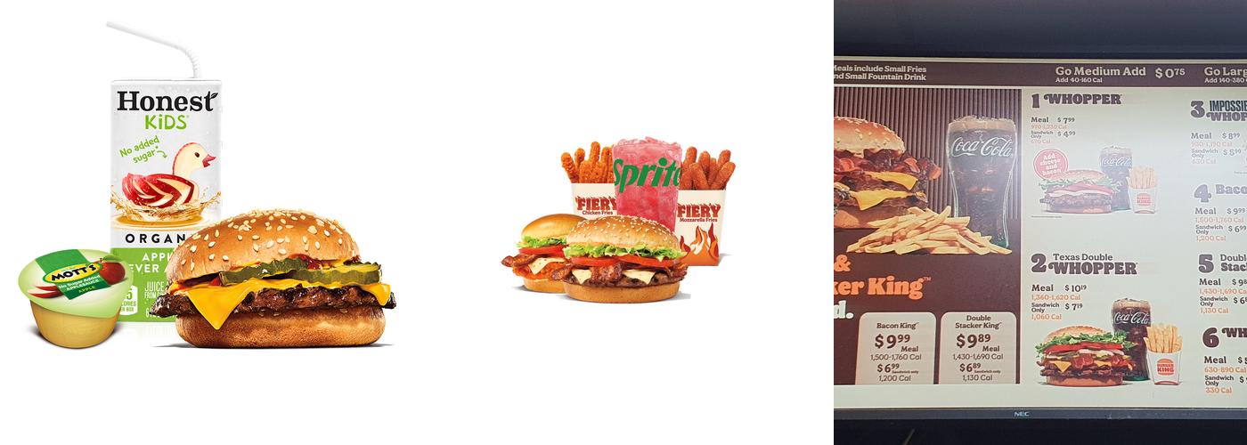 Burger King Menu